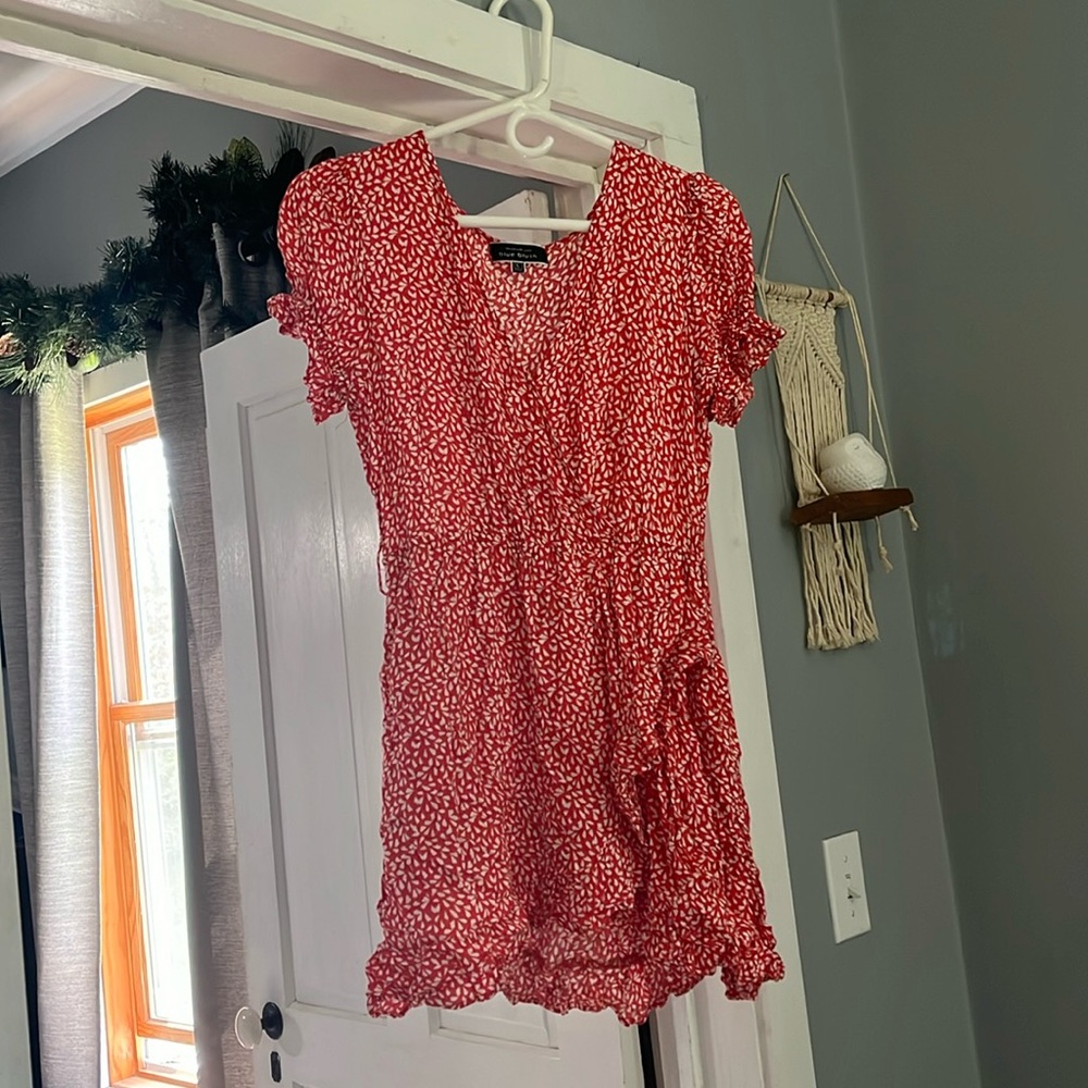 Red Blue Blush dress